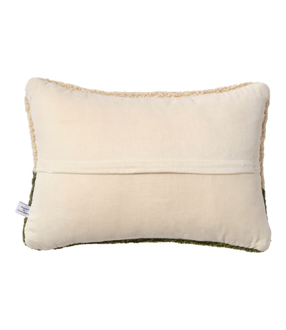 L.L.Bean Wool Hooked Throw Pillow, Dog Trio, 14" x 20"