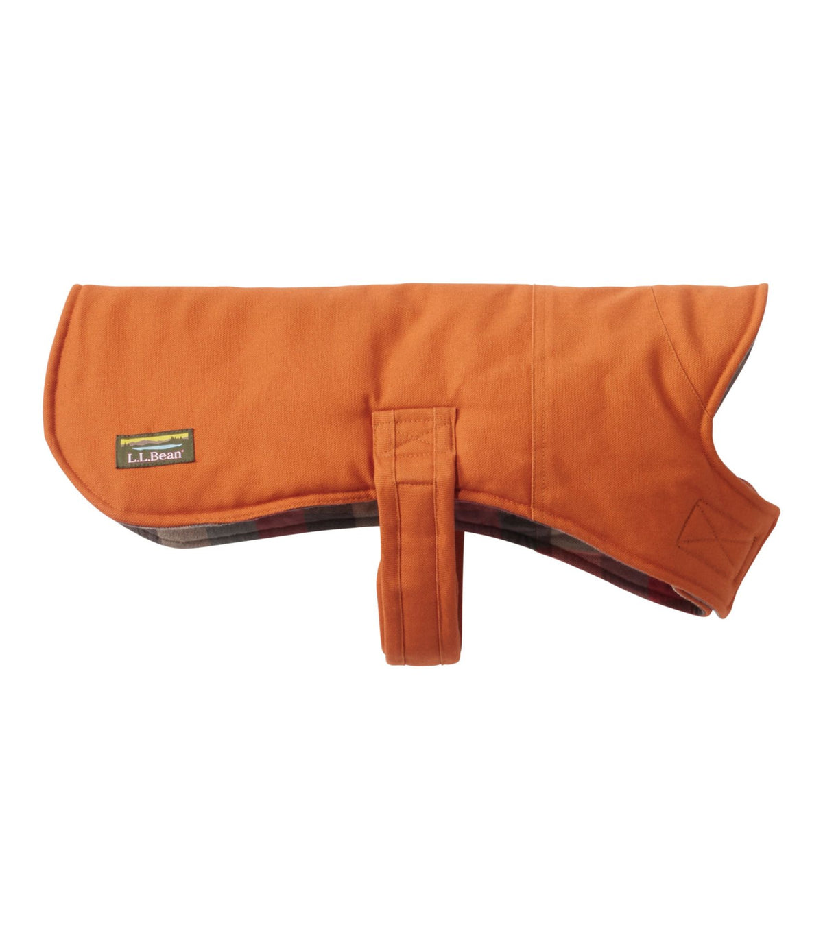 L.L.Bean Reversible Field Coat for Dogs Canyon Rust