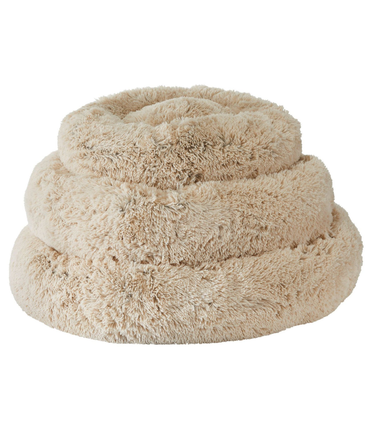 L.L.Bean Plush Cuddler Dog Bed Gray