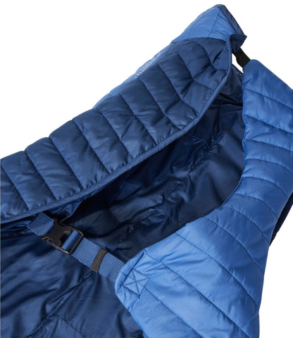 L.L.Bean Packaway Insulated Dog Jacket Nautical Navy/Deep Blue