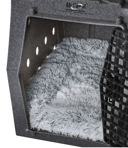 L.L.Bean Plush Dog Crate Pad Gray
