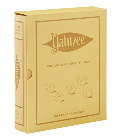 L.L.Bean Yahtzee Vintage Bookshelf Game Multi