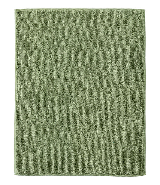 L.L.Bean Organic Textured Cotton Bath Mat Antique Pine