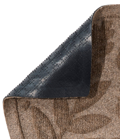 L.L.Bean Everyspace Recycled Waterhog Doormat, Half Round, Foliage Bluestone