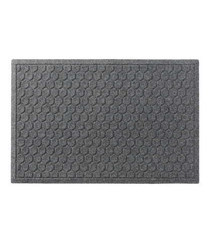 L.L.Bean Washable Waterhog Doormat, Honeycomb Gray