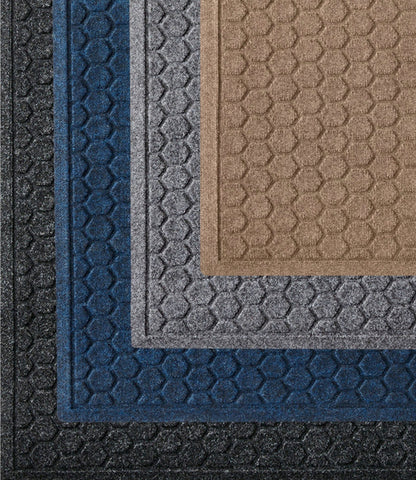 L.L.Bean Washable Waterhog Doormat, Honeycomb Gray