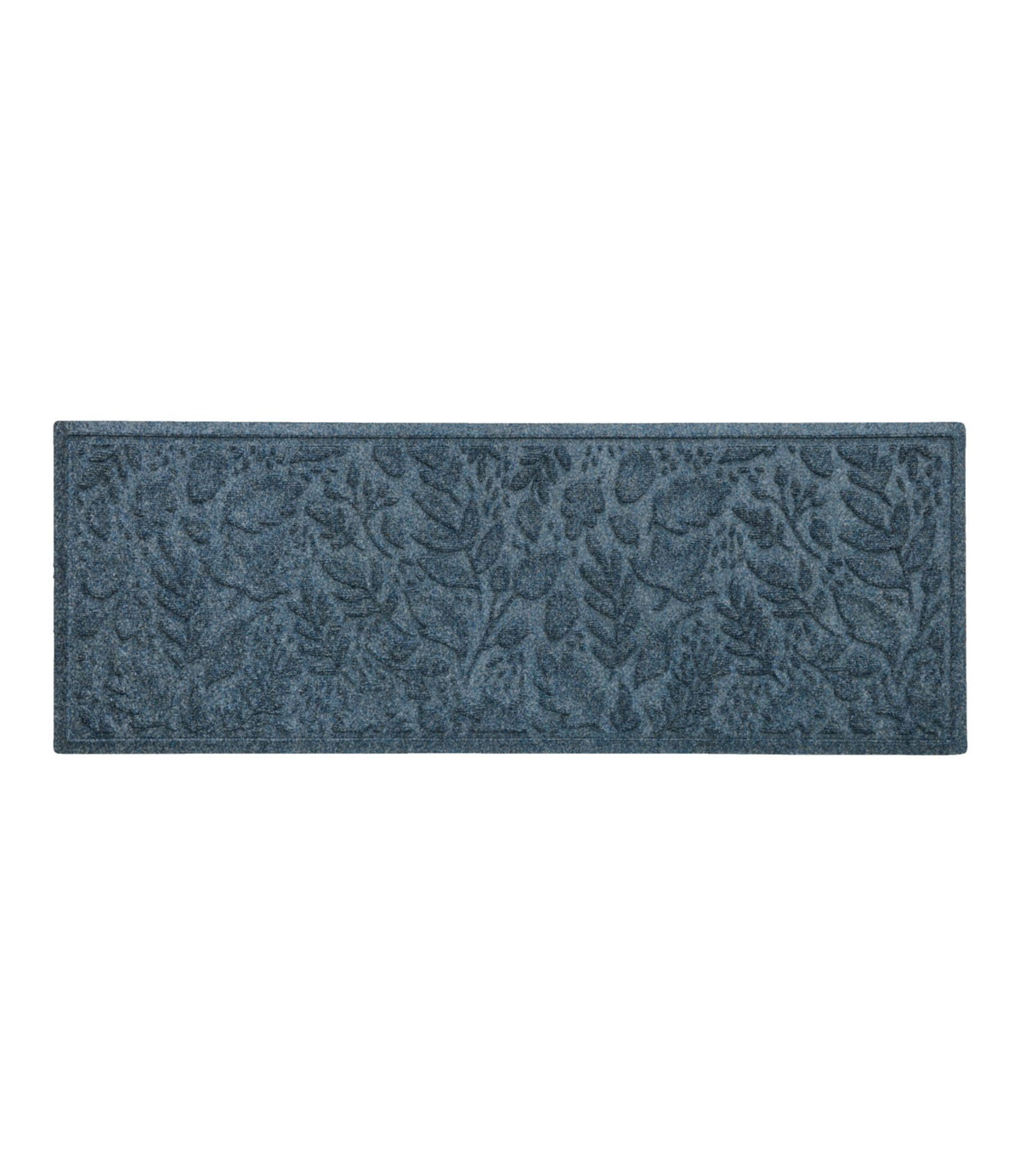 L.L.Bean Everyspace Recycled Waterhog Wide Doormat, Foliage Bluestone