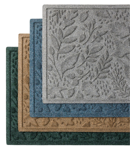 L.L.Bean Everyspace Recycled Waterhog Wide Doormat, Foliage Bluestone