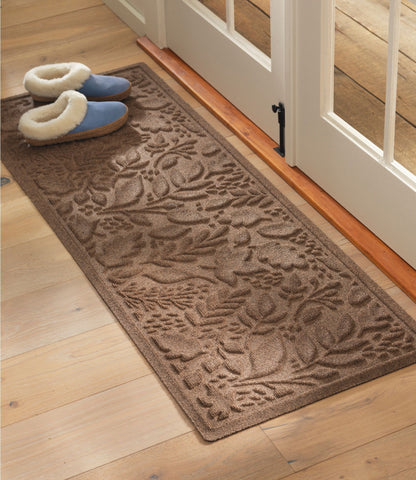 L.L.Bean Everyspace Recycled Waterhog Wide Doormat, Foliage Bluestone
