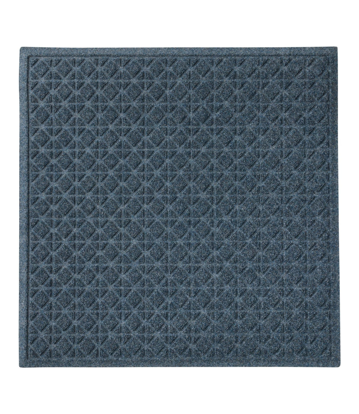 L.L.Bean Everyspace Recycled Waterhog Mat, Square, Tiles Bluestone