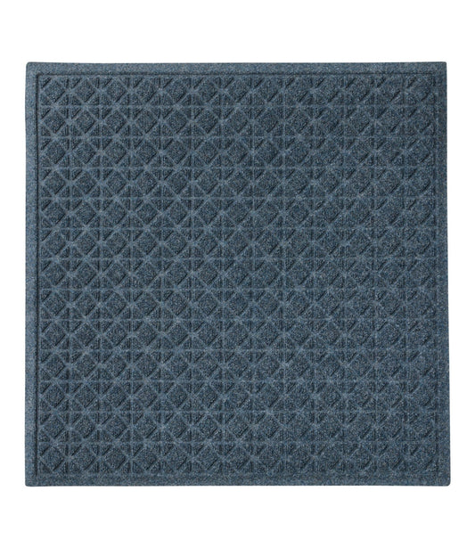 L.L.Bean Everyspace Recycled Waterhog Mat, Square, Tiles Bluestone