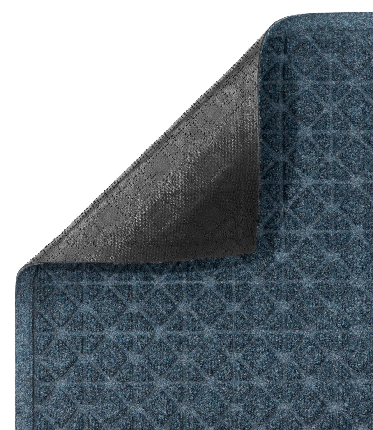 L.L.Bean Everyspace Recycled Waterhog Mat, Square, Tiles Bluestone