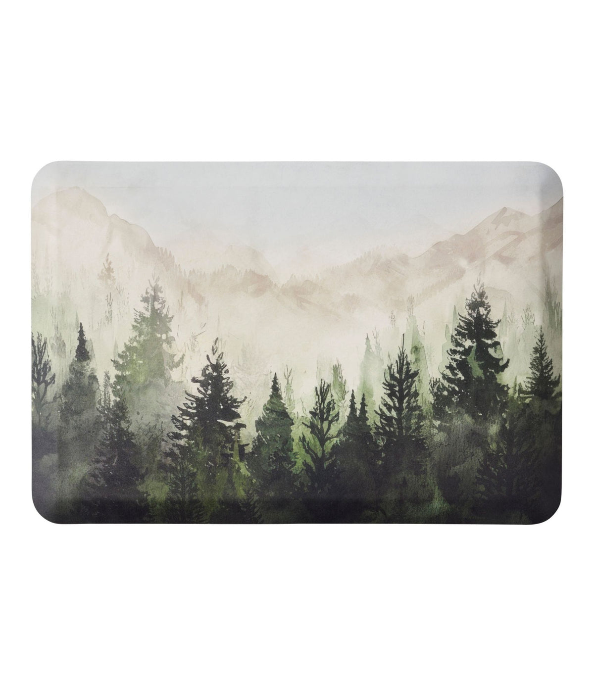 L.L.Bean Happy Feet Comfort Mat, Pine Tree Multi