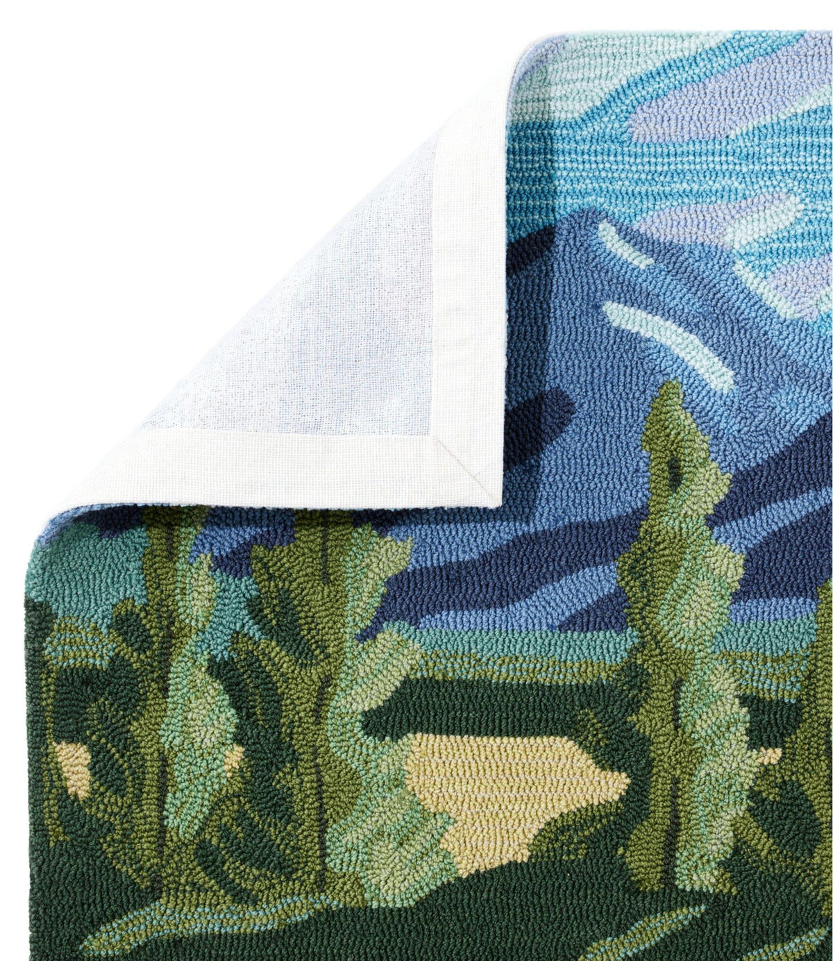 L.L.Bean Indoor/Outdoor Vacationland Runner, Mountain Horizon Multi