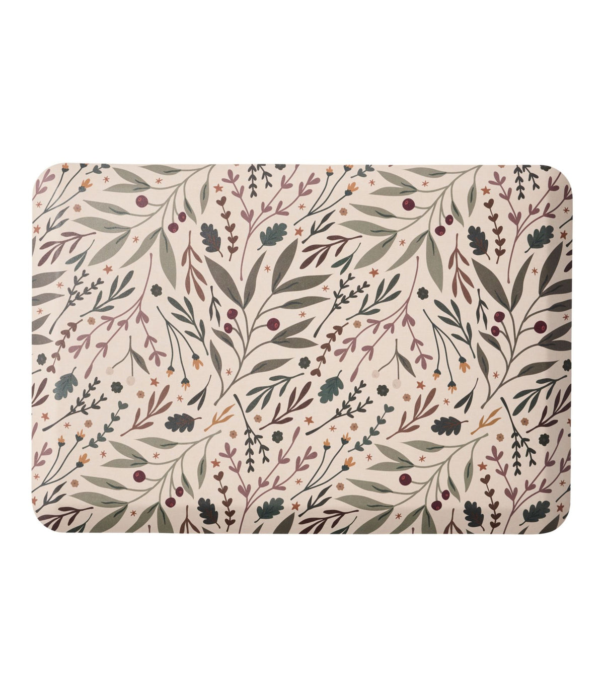 L.L.Bean Happy Feet Comfort Mat, Floral Vines Multi