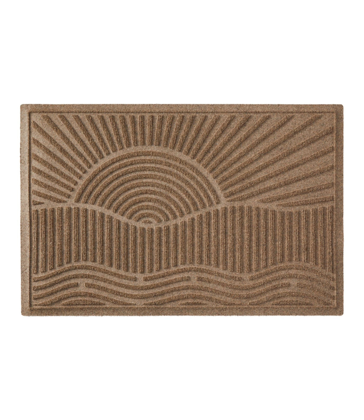L.L.Bean Everyspace Recycled Waterhog Doormat, Sunrise Camel