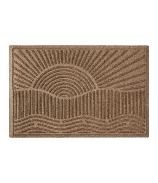 L.L.Bean Everyspace Recycled Waterhog Doormat, Sunrise Camel