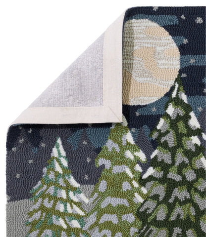 L.L.Bean Indoor/Outdoor Vacationland Runner, Treeline Pine Multi