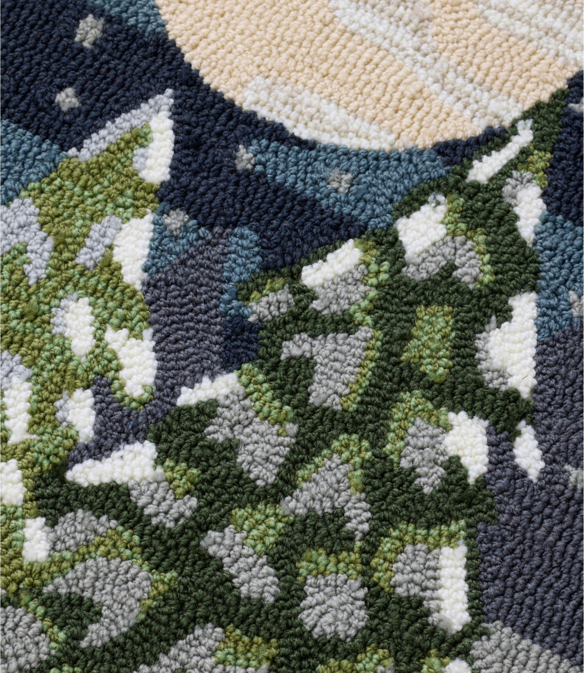 L.L.Bean Indoor/Outdoor Vacationland Runner, Treeline Pine Multi