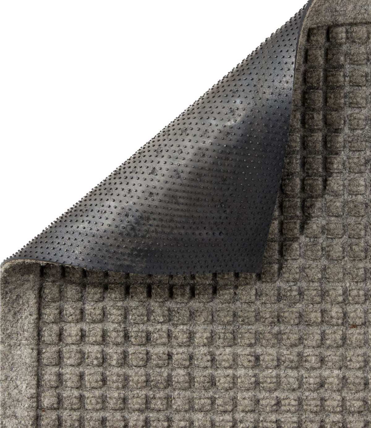 L.L.Bean Everyspace Recycled Waterhog Mat, Square Medium Gray