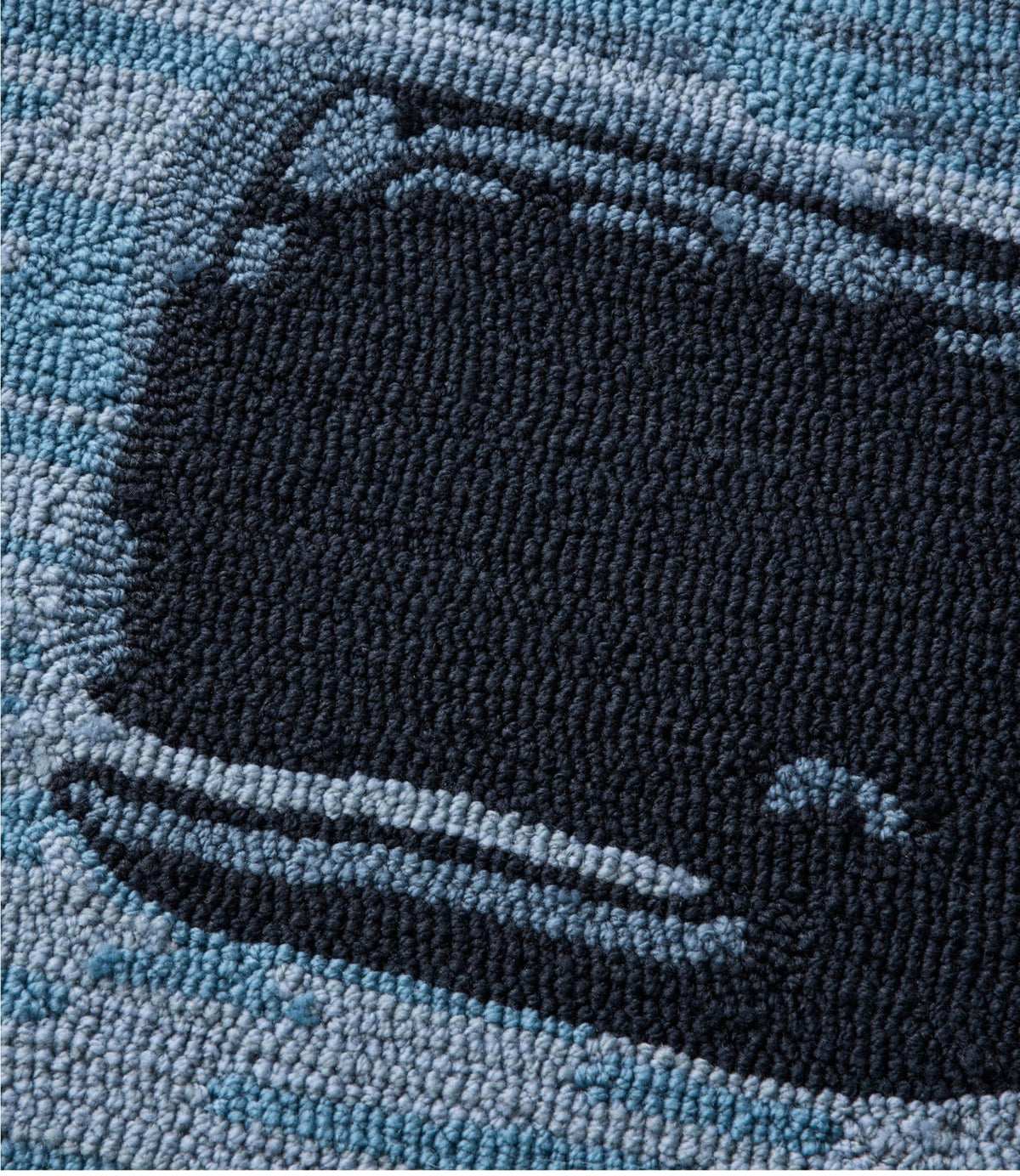 L.L.Bean Indoor/Outdoor Vacationland Rug, Coastal Whale Multi