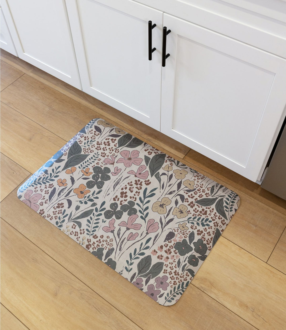 L.L.Bean Happy Feet Comfort Mat, Floral Multi