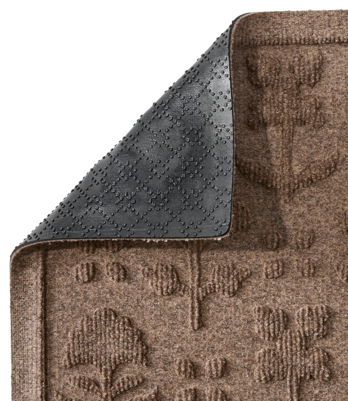 L.L.Bean Everyspace Recycled Waterhog Doormat, Botanical Floral Bluestone