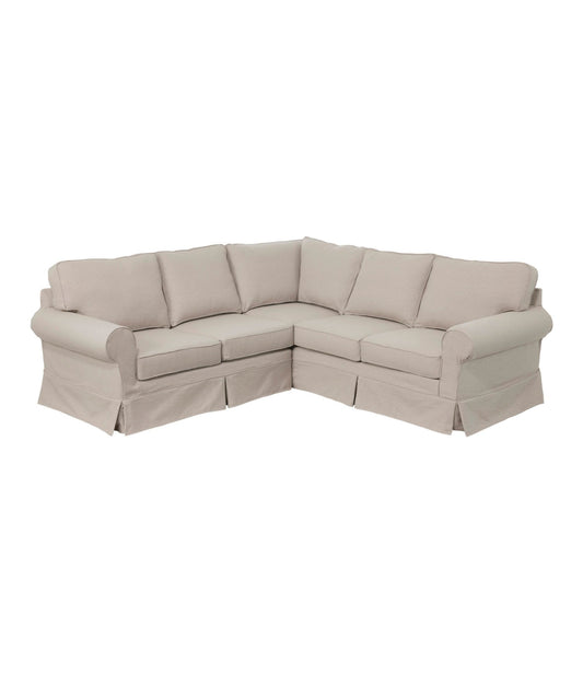 L.L.Bean Pine Point Sectional Sofa Driftwood