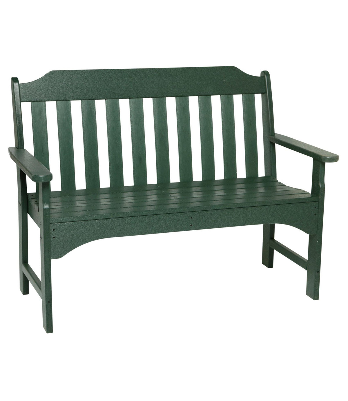 L.L.Bean All-Weather Garden Bench Green