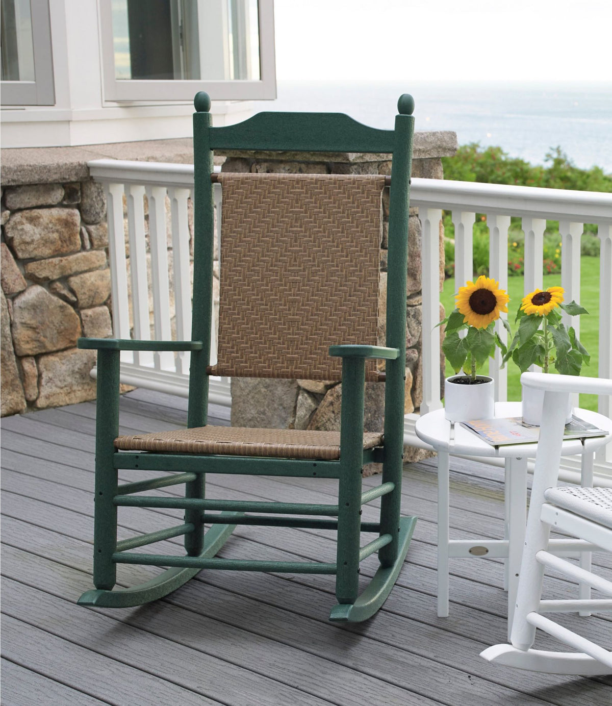 L.L.Bean All-Weather Presidential Rocker Green
