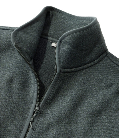 L.L.Bean Women's Bean's Sweater Fleece Full-Zip Coat Ocean Blue