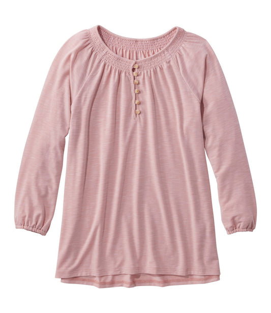 L.L.Bean Women's Camden Hills Tee, Three-Quarter-Sleeve Adobe Rose