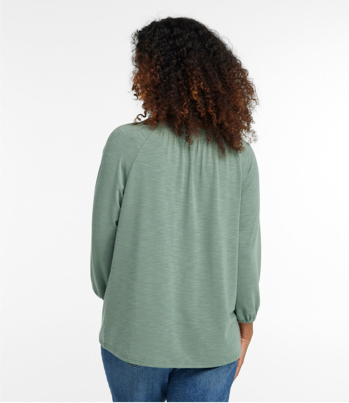L.L.Bean Women's Camden Hills Tee, Three-Quarter-Sleeve Adobe Rose