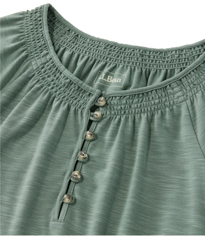 L.L.Bean Women's Camden Hills Tee, Three-Quarter-Sleeve Adobe Rose