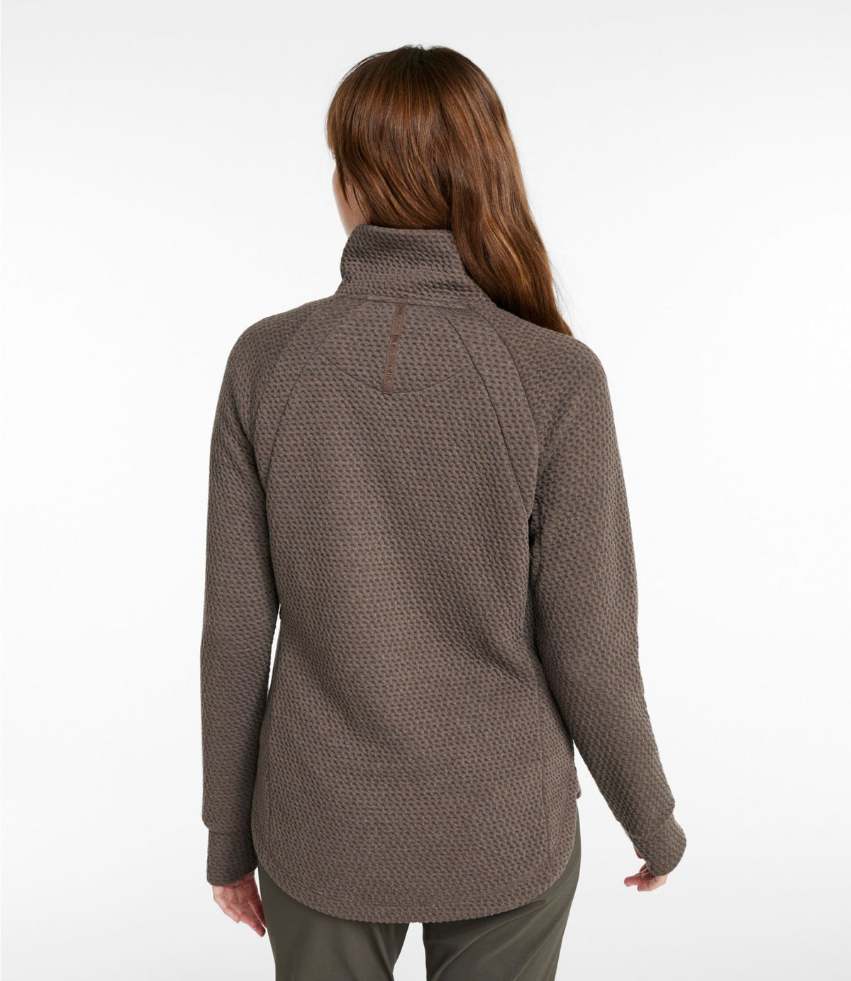 L.L.Bean Women's Ridgeknit Full-Zip Jacket Dark Cinder