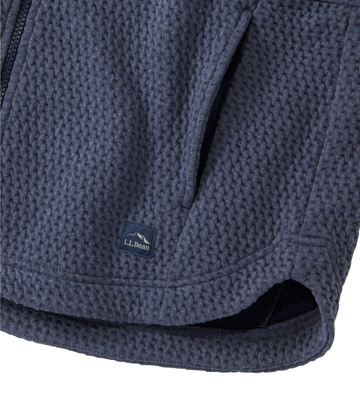 L.L.Bean Women's Ridgeknit Full-Zip Jacket Dark Cinder