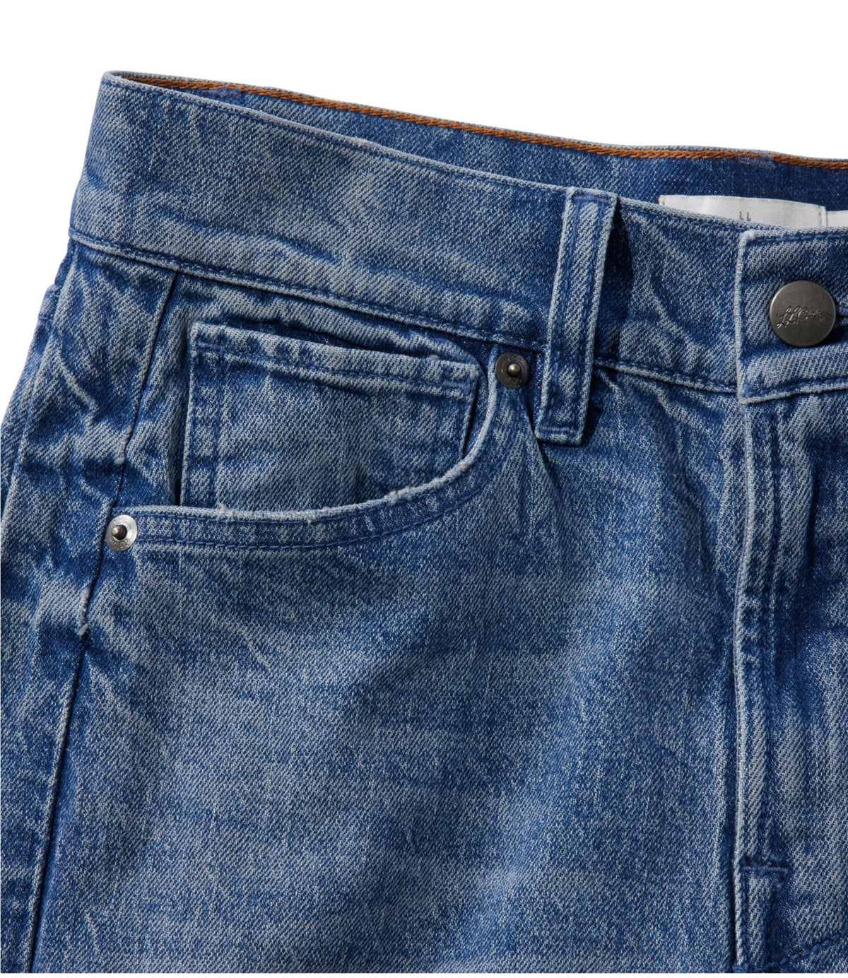 L.L.Bean Women's Signature 1912 Premium Jeans, High-Rise Barrel Ankle Authentic Dark