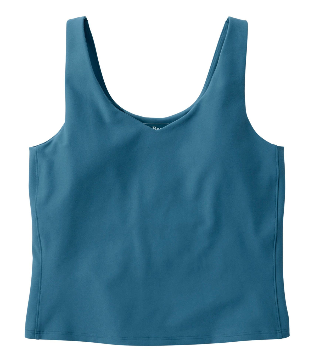 L.L.Bean Women's L.L.Bean Everyday Performance Tank, Cropped Iron Blue