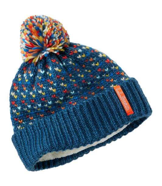 L.L.Bean Kids' Sweater Weather Hat Dark Marine Blue