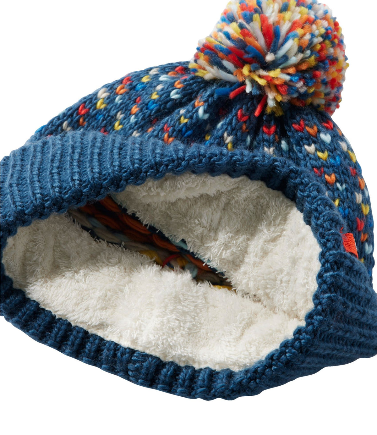 L.L.Bean Kids' Sweater Weather Hat Dark Marine Blue