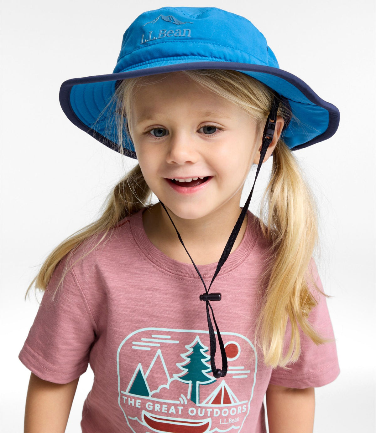 L.L.Bean Toddlers' L.L.Bean Sun Shade Bucket Hat Iced Orchid