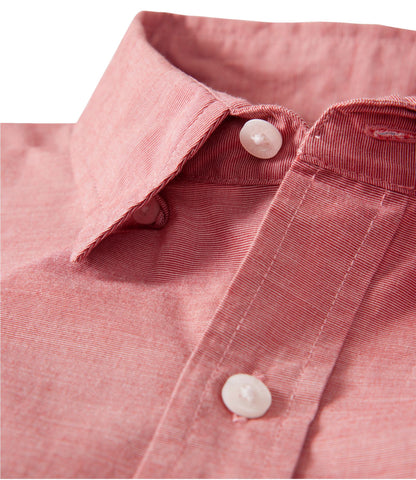 L.L.Bean Men's Comfort Stretch Performance® Shirt, Short-Sleeve, Slightly Fitted Untucked Fit Soft Juniper
