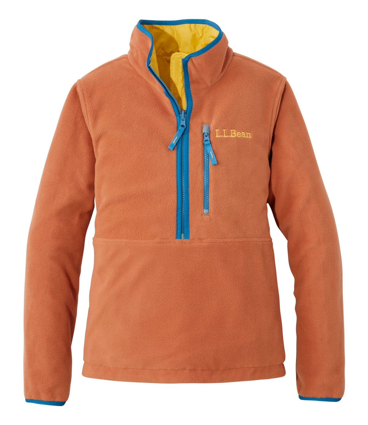 L.L.Bean Women's Bean's Classic Reversible Anorak Field Gold/Forest Gray