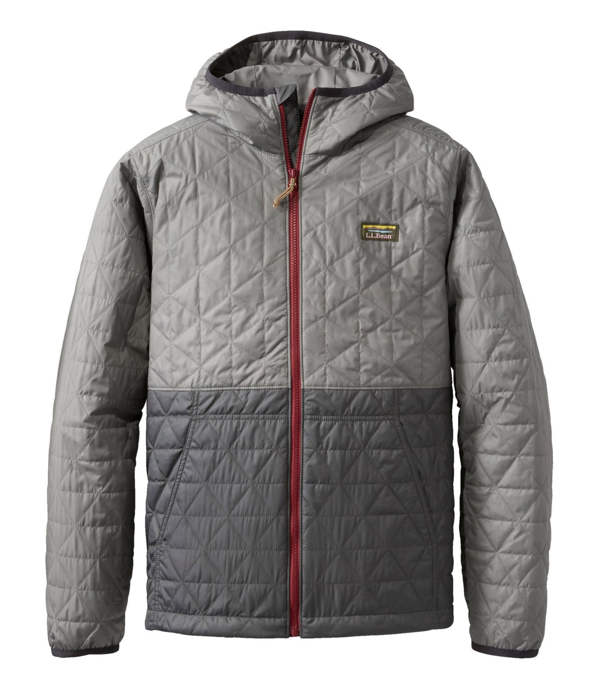 L.L.Bean Men's Katahdin Insulated Hoodie, Colorblock