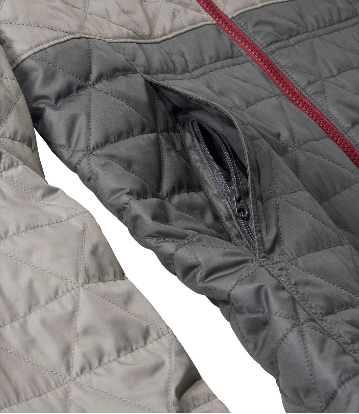 L.L.Bean Men's Katahdin Insulated Hoodie, Colorblock