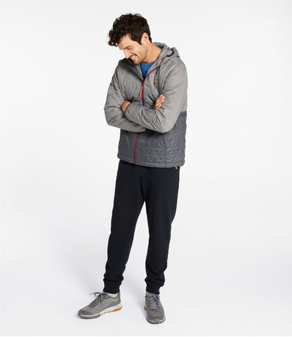 L.L.Bean Men's Katahdin Insulated Hoodie, Colorblock