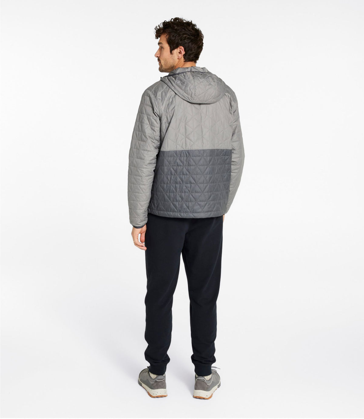 L.L.Bean Men's Katahdin Insulated Hoodie, Colorblock