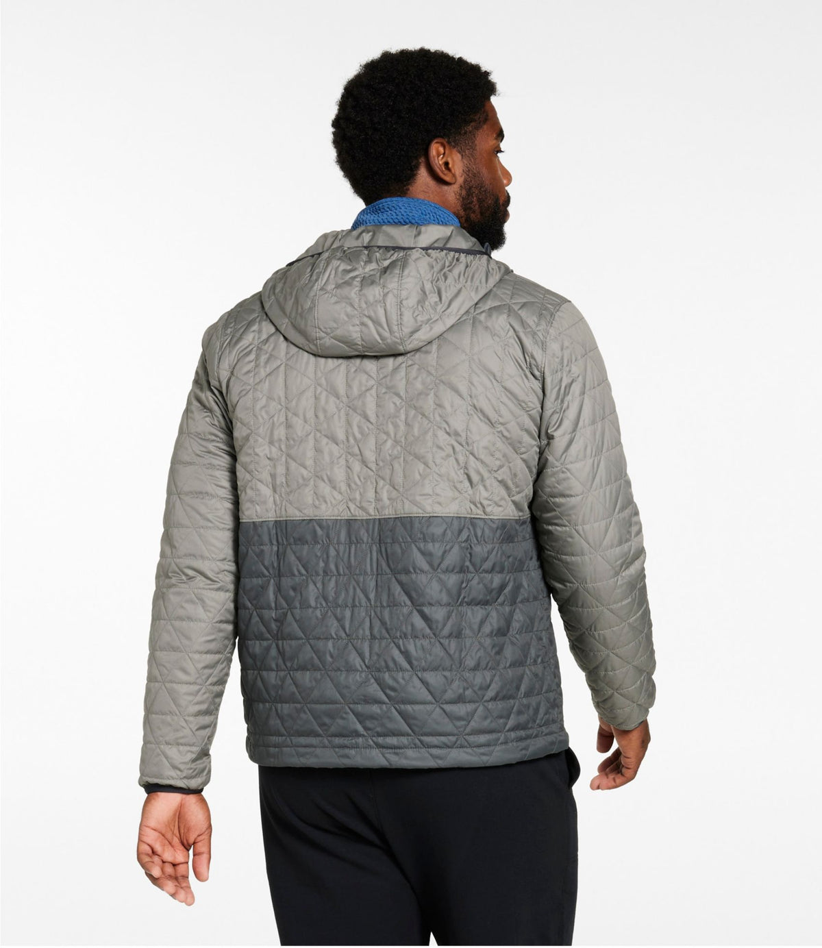 L.L.Bean Men's Katahdin Insulated Hoodie, Colorblock