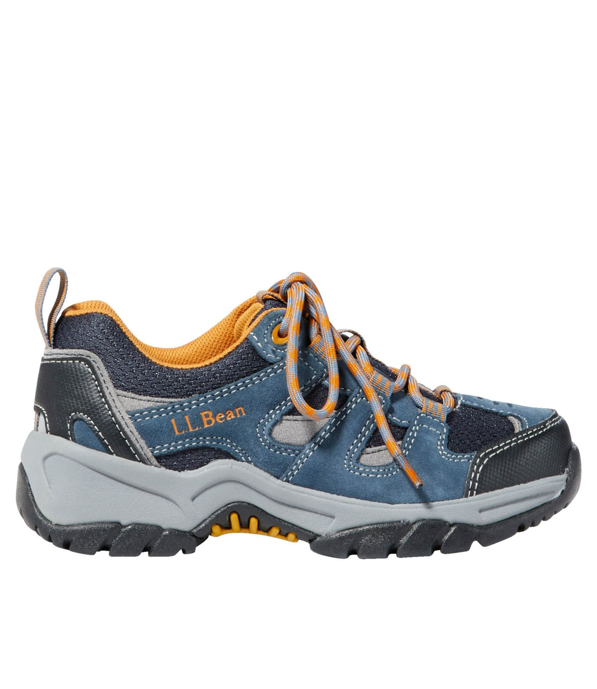 L.L.Bean Kids' Trail Model Hikers, Low Carbon Navy