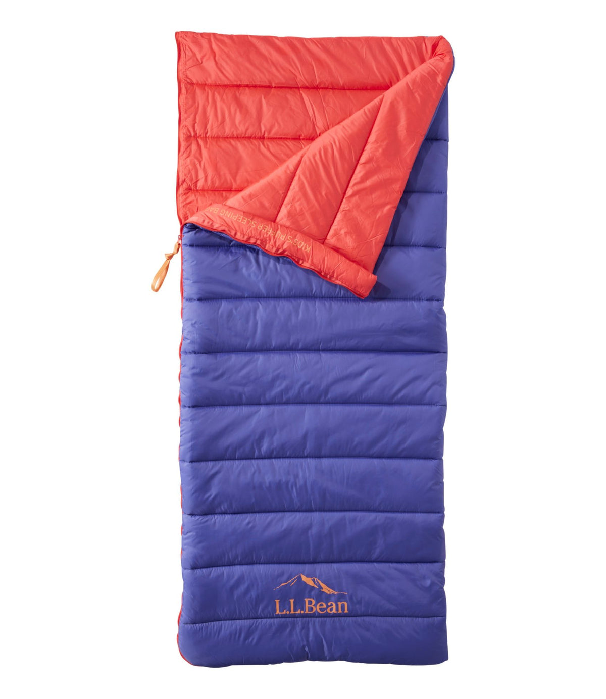 L.L.Bean Kids' L.L.Bean Puffer Sleeping Bag, 40° Dusty Periwinkle